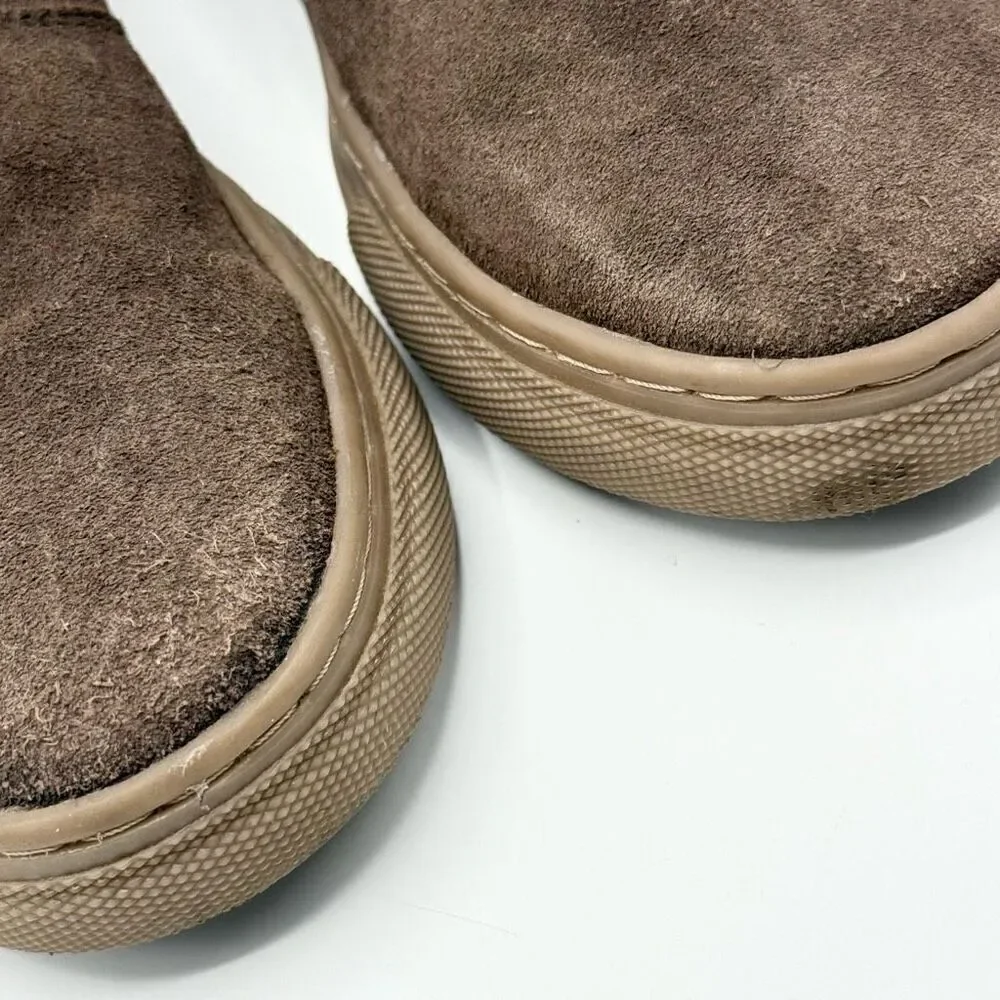 Mini Boden Brown Suede Side Zip Chelsea Boots - Kids EU 37 / US 7